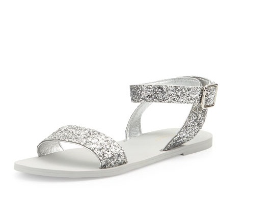 sandals sparkly flats