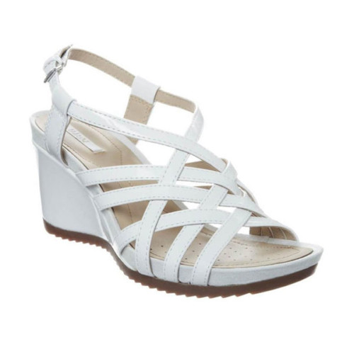 womens white wedge shoes