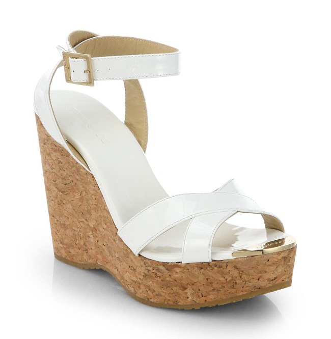 White Sandal Heels - CraftySandals.com