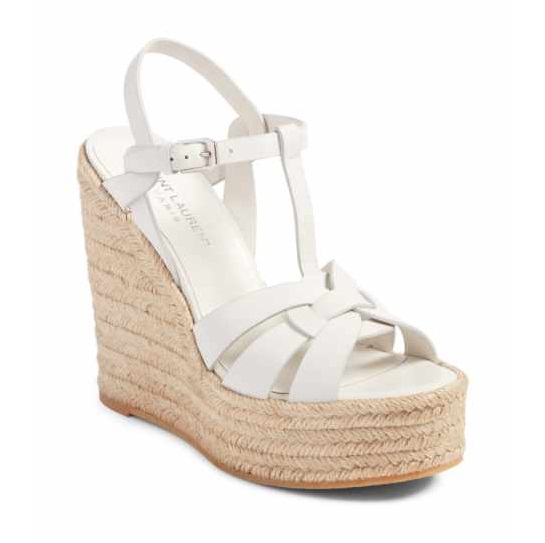 womens white wedge heel sandals