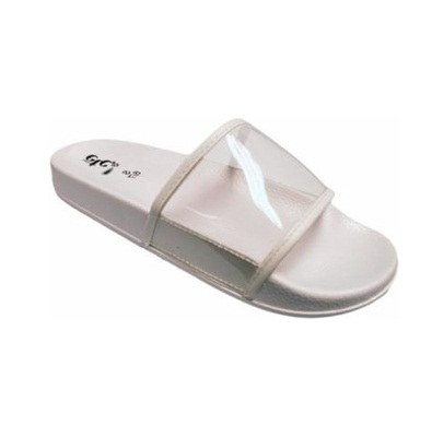 Clear Slide Sandals - CraftySandals.com
