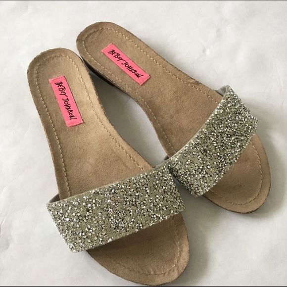 Rhinestone Slide Sandals - CraftySandals.com