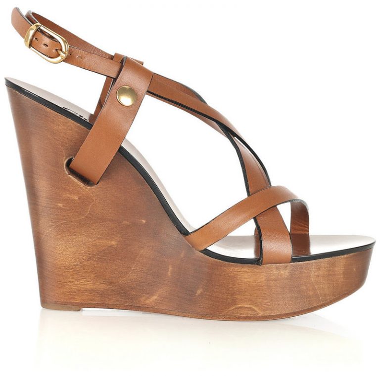 Wooden Wedge Sandals