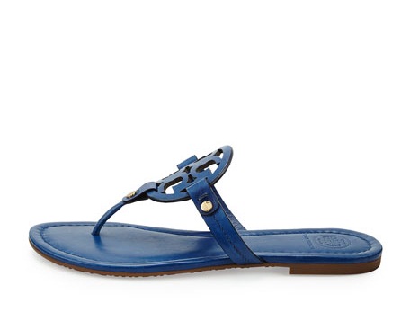 Blue Thong Sandals - CraftySandals.com