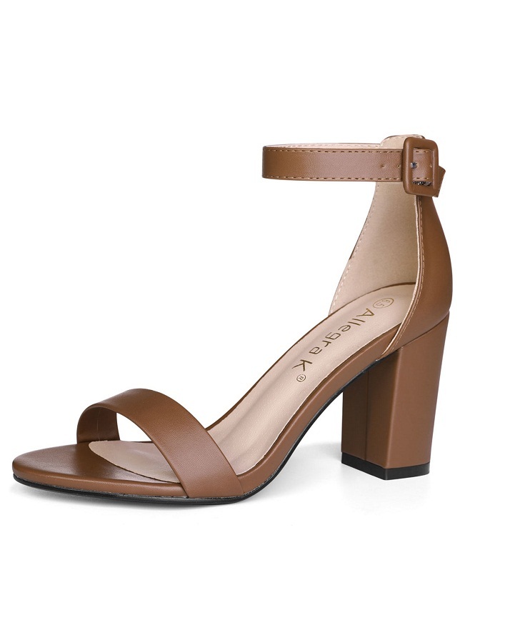 Brown Ankle Strap Sandals - CraftySandals.com