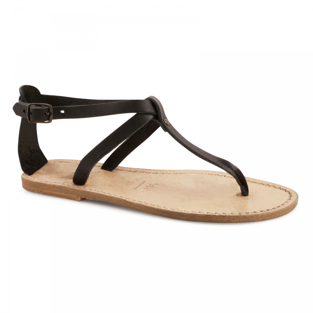 T-strap Flat Sandals - CraftySandals.com