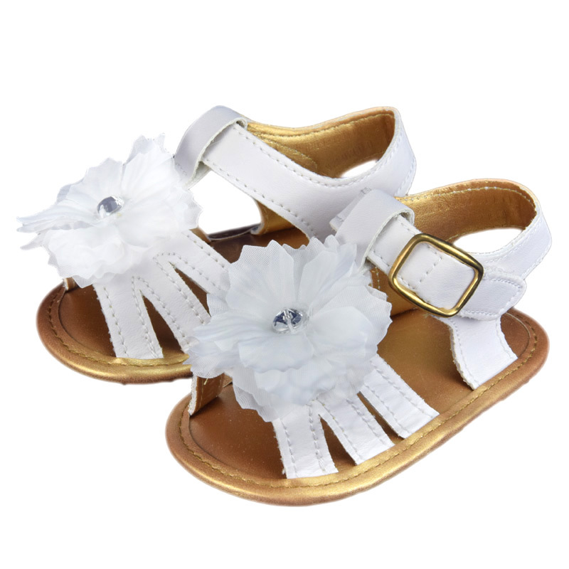 infant white sandals