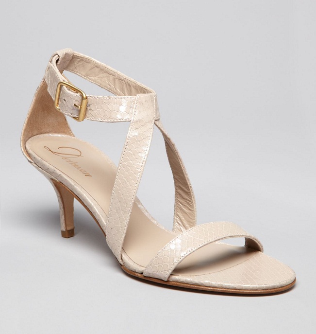 nude low heel pumps