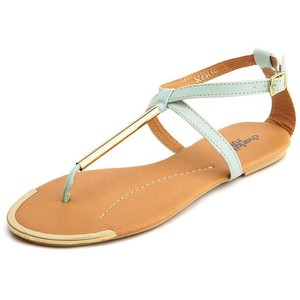 T-strap Flat Sandals - CraftySandals.com