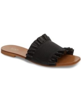 Ruffle Slide Sandals - CraftySandals.com