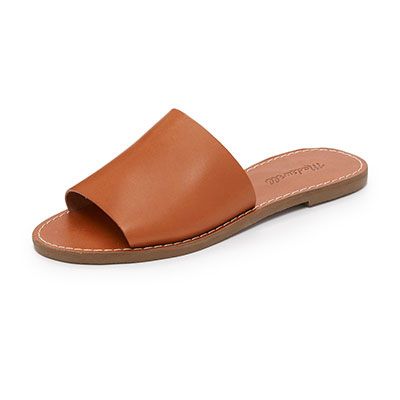 Brown Slide Sandals - CraftySandals.com