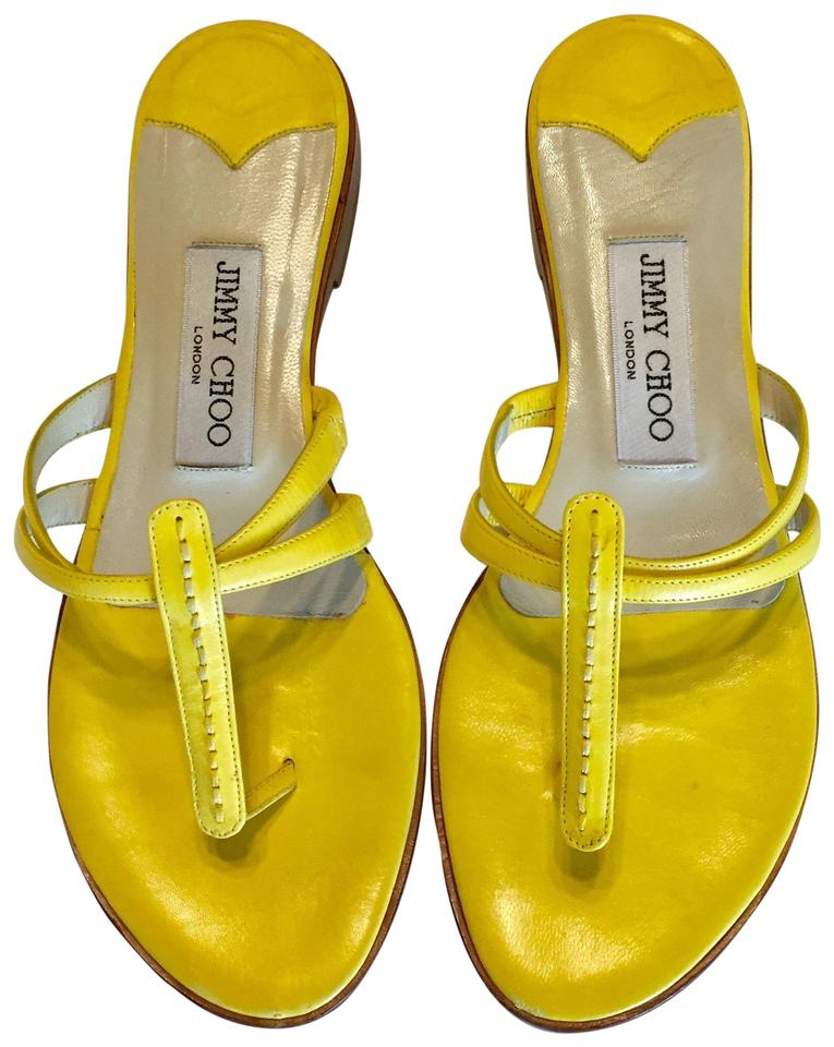 Yellow Thong Sandals - CraftySandals.com