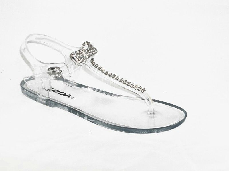 bling jelly sandals