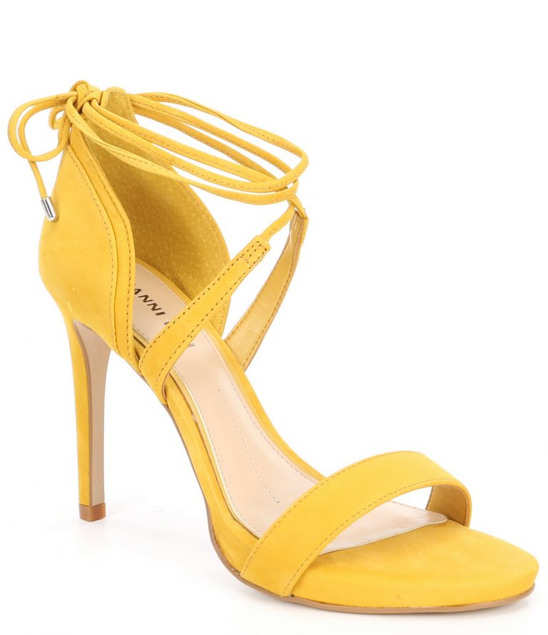 Yellow Leather Sandals
