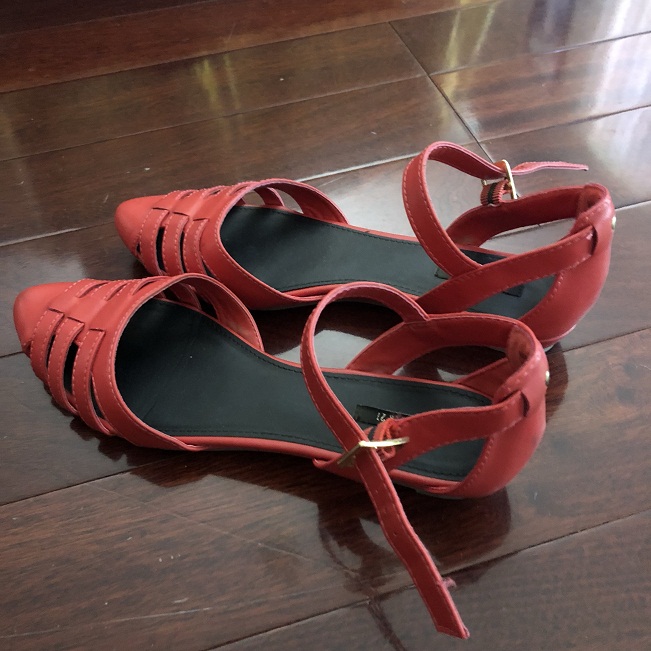 Red Closed-toe Sandals - CraftySandals.com