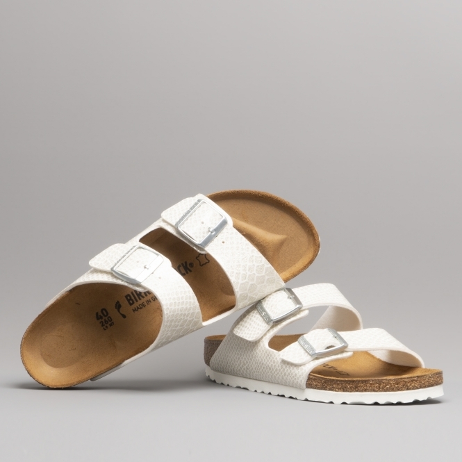 White Flat Sandals - CraftySandals.com