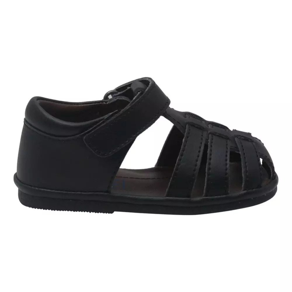 Black Toddler Sandals - CraftySandals.com