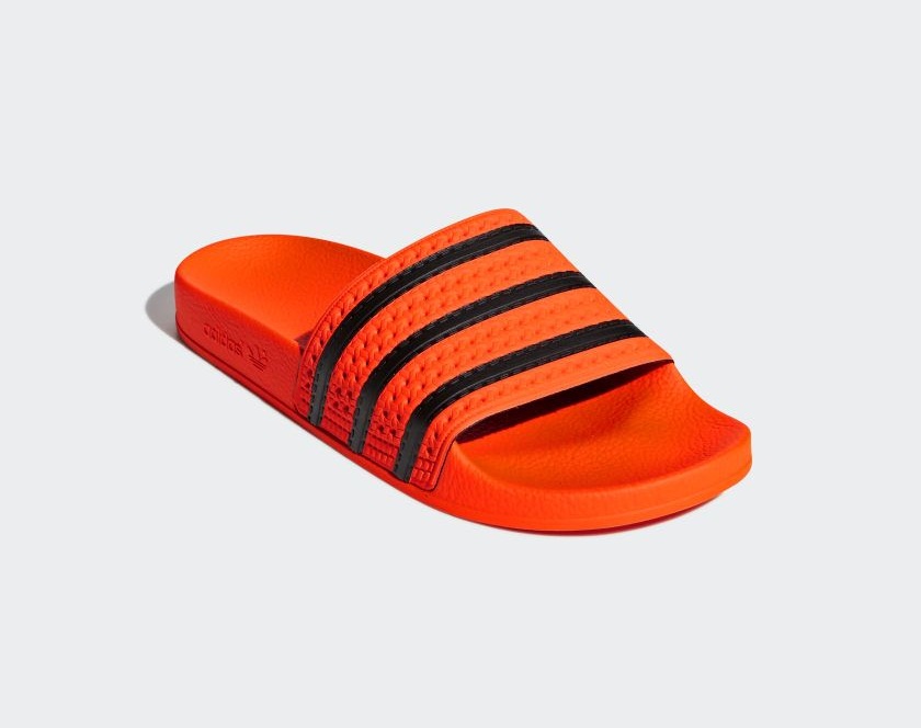 Orange Slide Sandals - CraftySandals.com