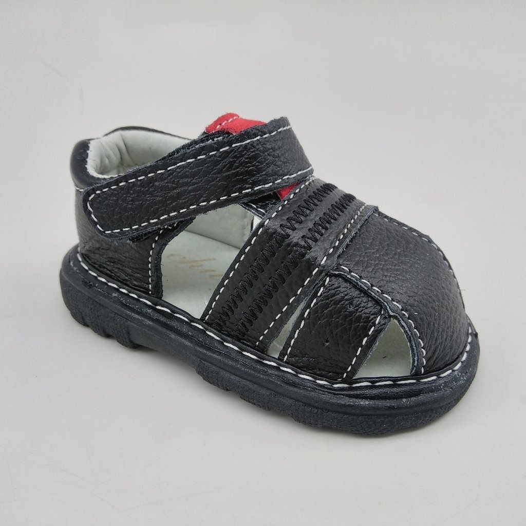 Black Toddler Sandals - CraftySandals.com