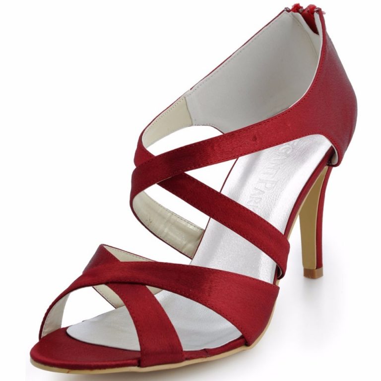 maroon flat sandals